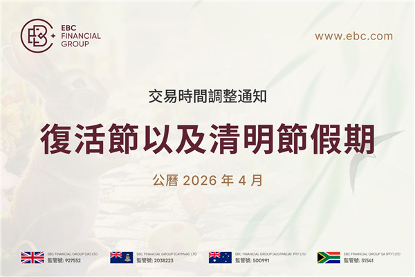 復活節以及清明節假期交易時間調整通知