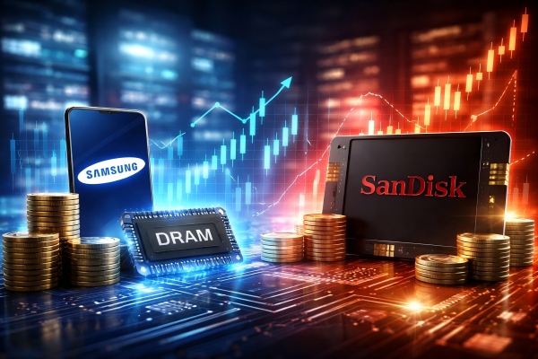 サムスンとサンディスク、どっちが投資すべき?半導体バブルの本命を解説