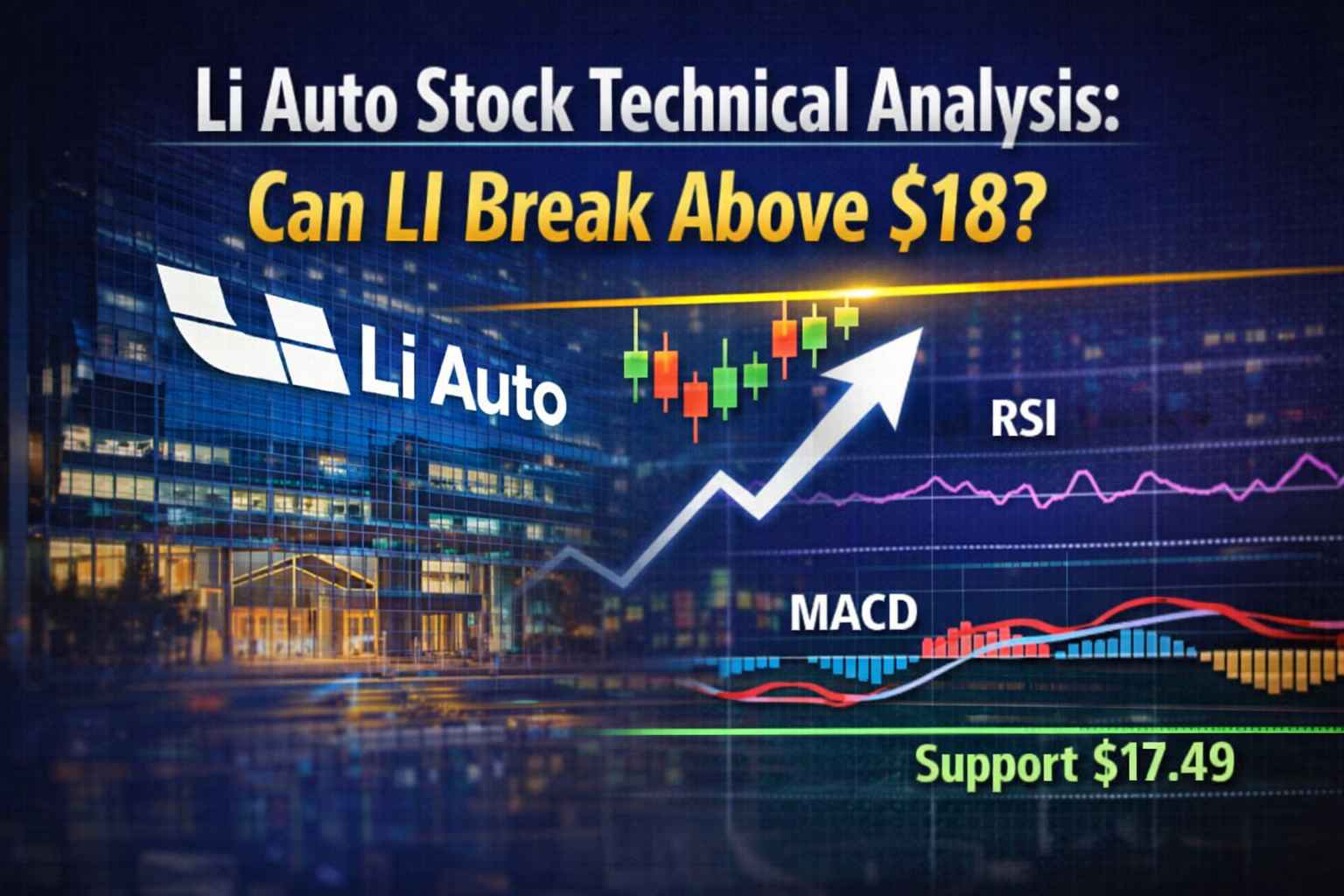 Li Auto Stock Technical Analysis: Can LI Break Above $18?
