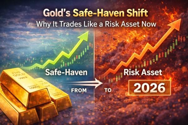 Perubahan Peran Emas sebagai Pelabuhan Aman: Mengapa Kini Diperdagangkan Seperti Aset Berisiko