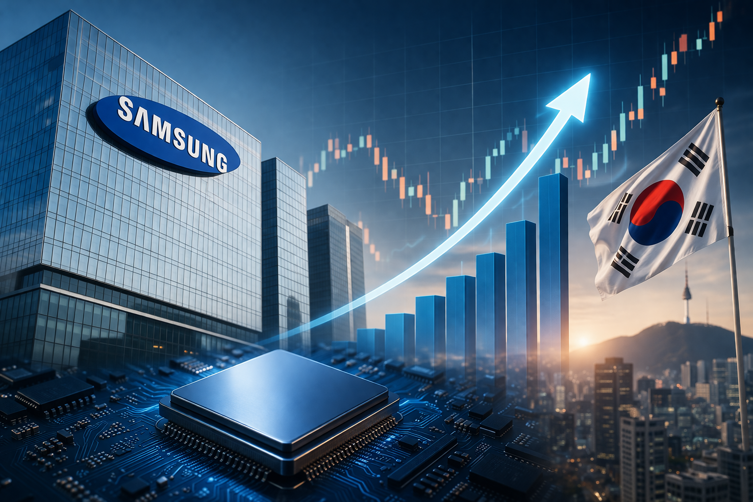 삼성전자 영업이익 57.2조원,  또 역대급 실적 달성