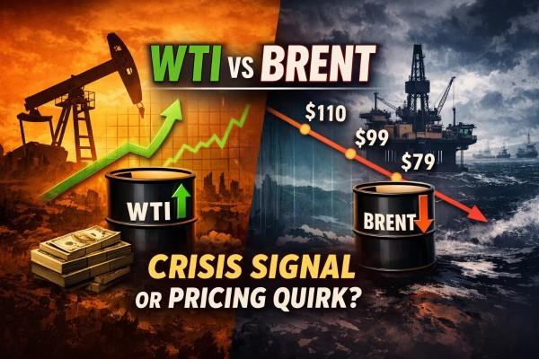 Mengapa WTI Diperdagangkan di Atas Brent: Sinyal Krisis atau Anomali Harga?