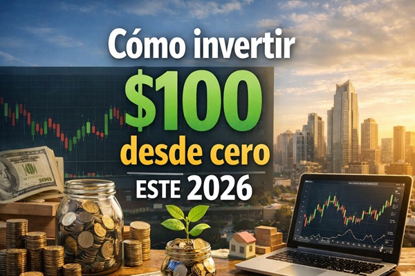 ¡Deja de ahorrar y empieza a ganar! Cómo invertir $100 desde cero este 2026