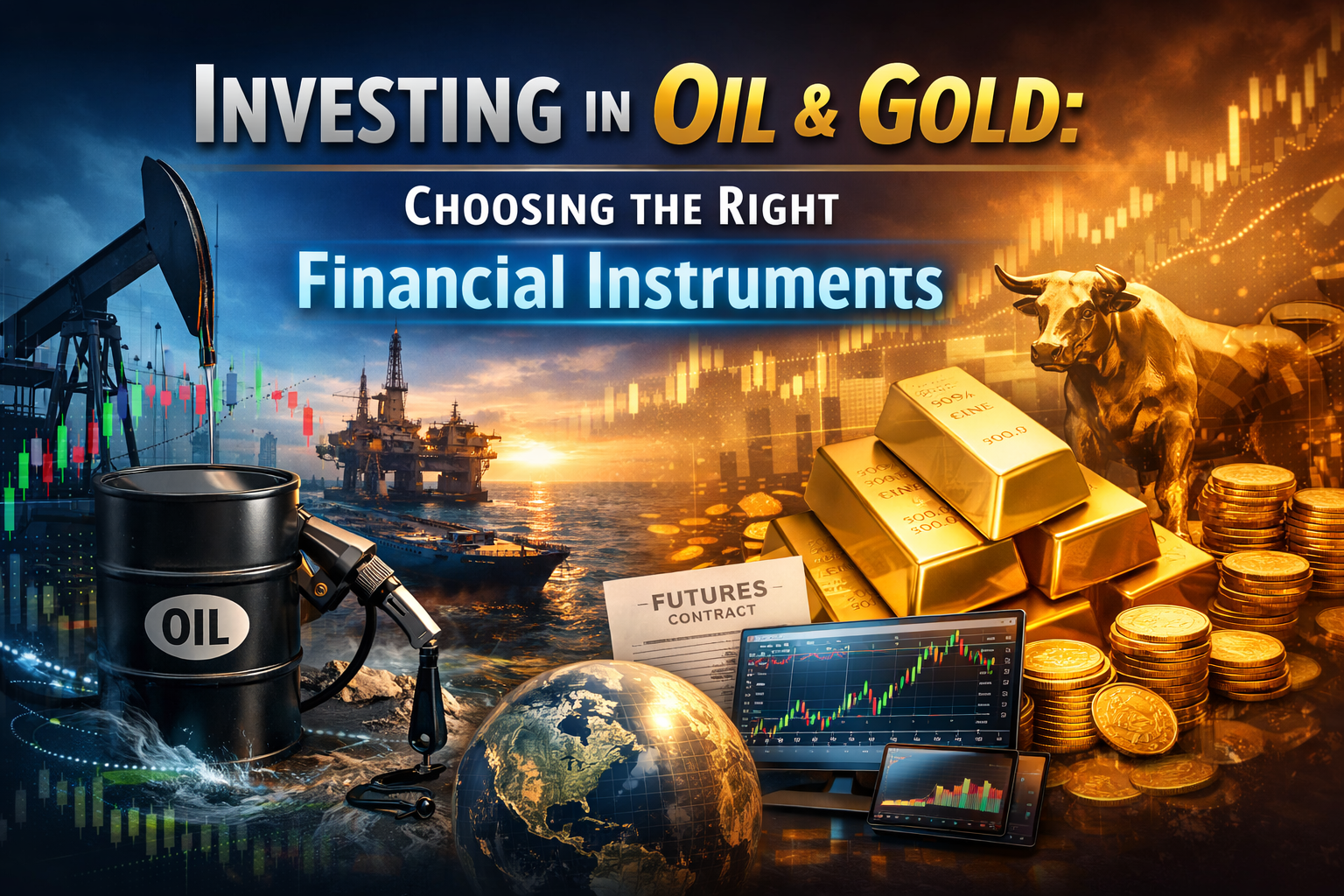 ลงทุนน้ำมันและทองคำ เลือก “ตราสารทางการเงิน” ให้เหมาะกับคุณ