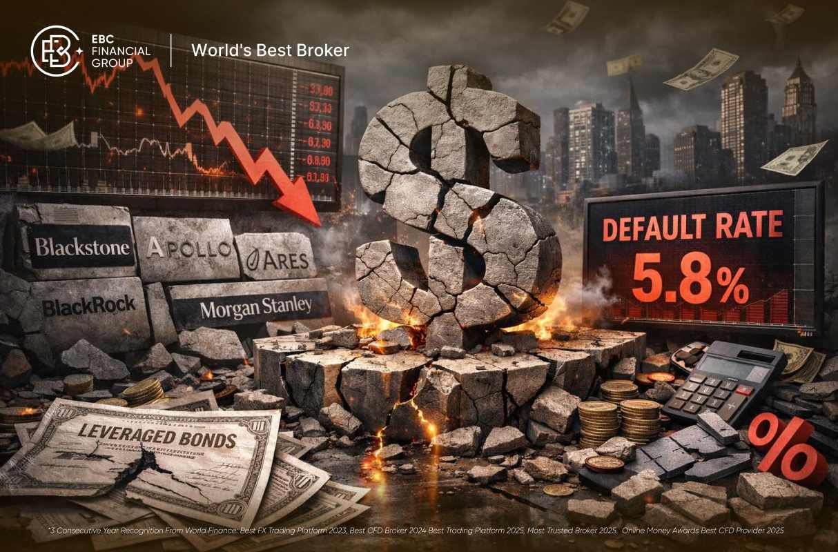 O mercado de crédito de US$ 3 trilhões apresenta rachaduras que podem abalar as finanças globais.