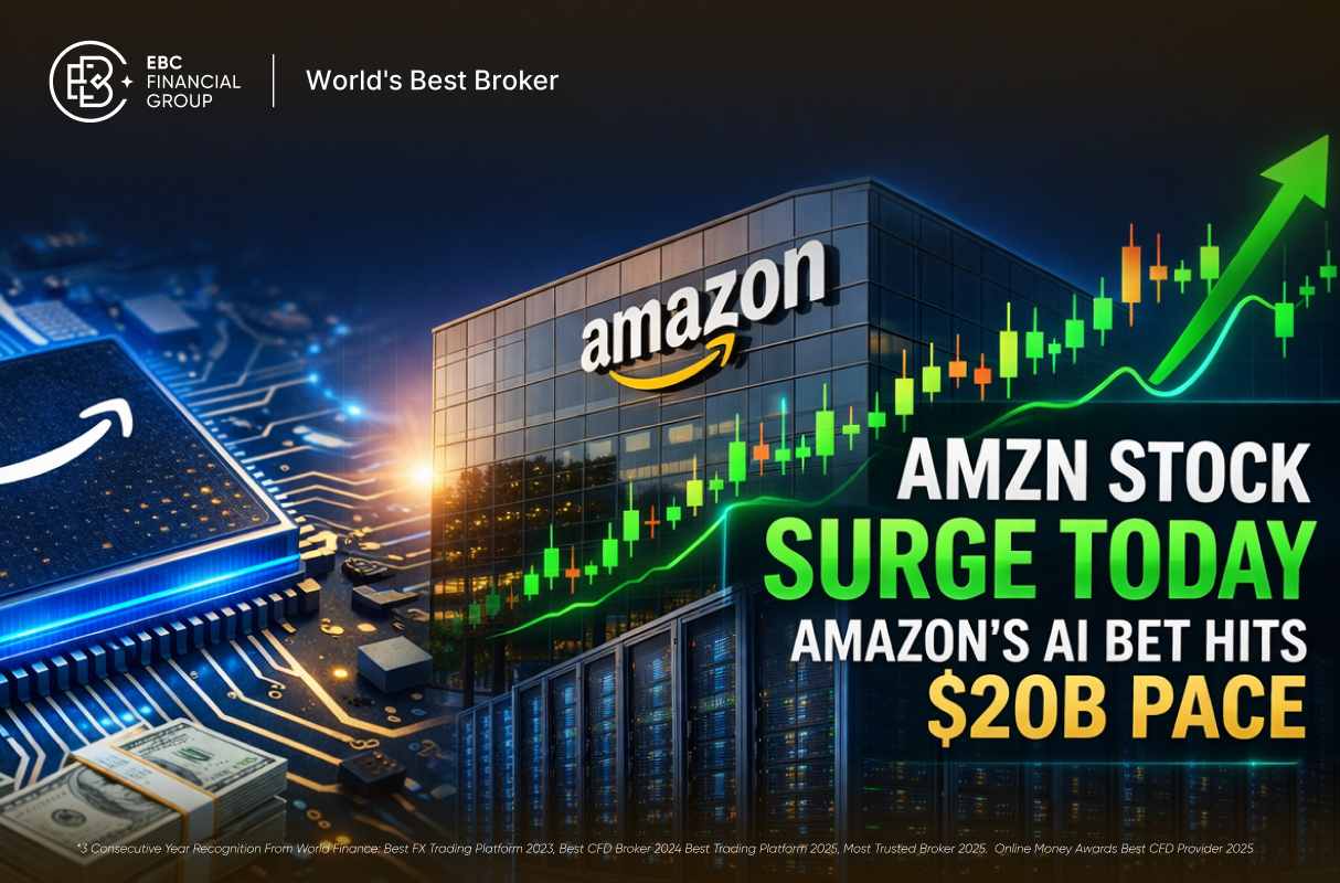 قفزة سهم AMZN اليوم: رهان أمازون على الذكاء الاصطناعي يصل إلى وتيرة $20B