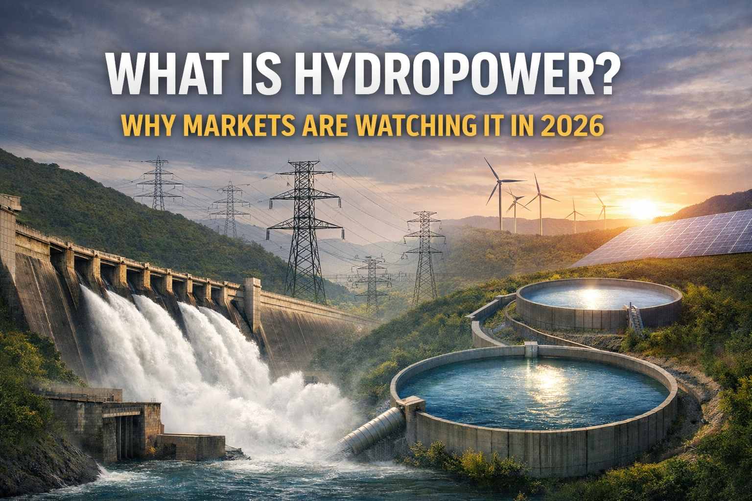 ¿Qué es la energía hidroeléctrica? ¿Por qué los mercados la observan con atención en 2026?