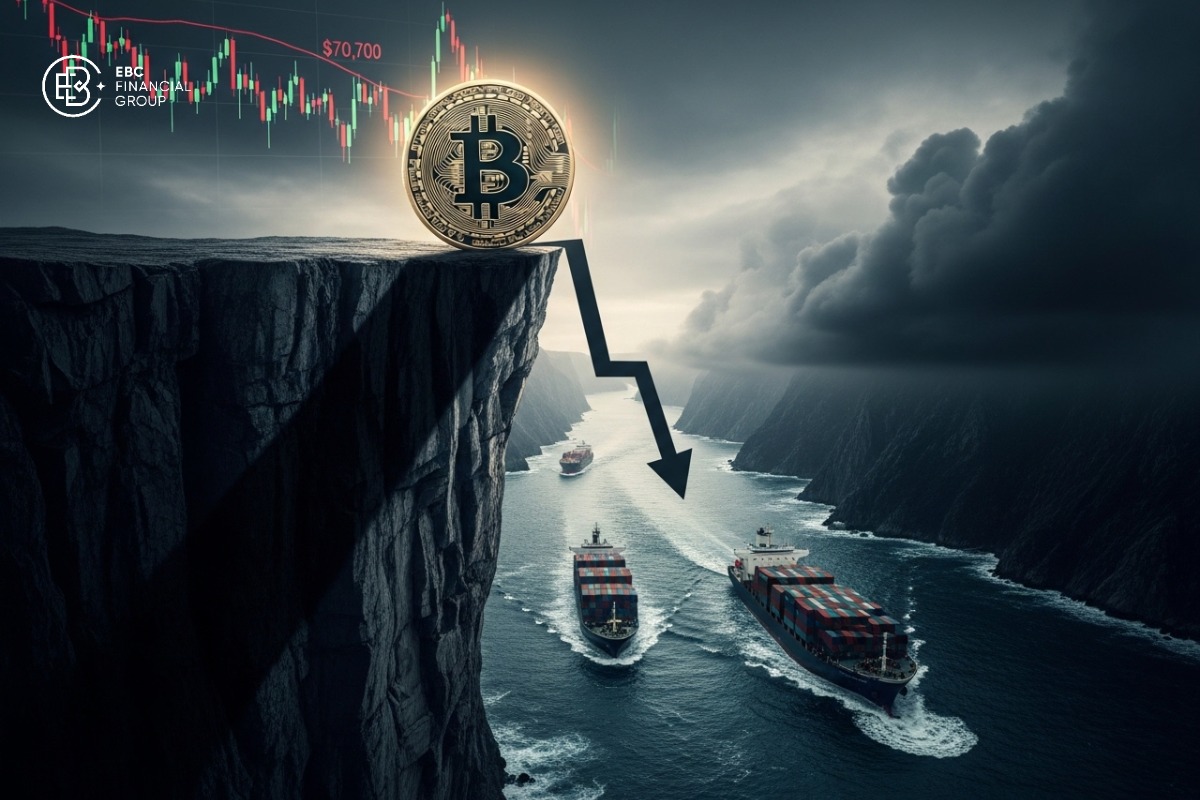 Giá Bitcoin BTC hôm nay giảm về vùng 70.700 USD khi rủi ro phong tỏa Hormuz gia tăng