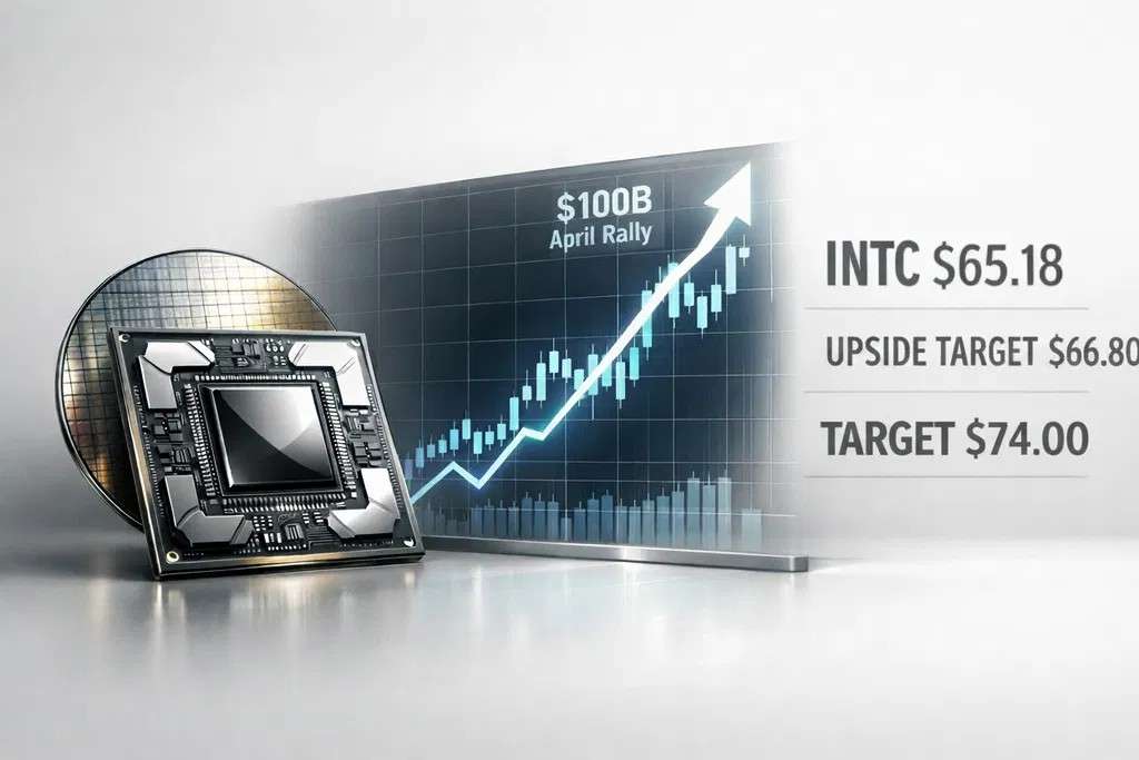 Анализ графика INTC: следующие ценовые цели после апрельского ралли Intel на $100B