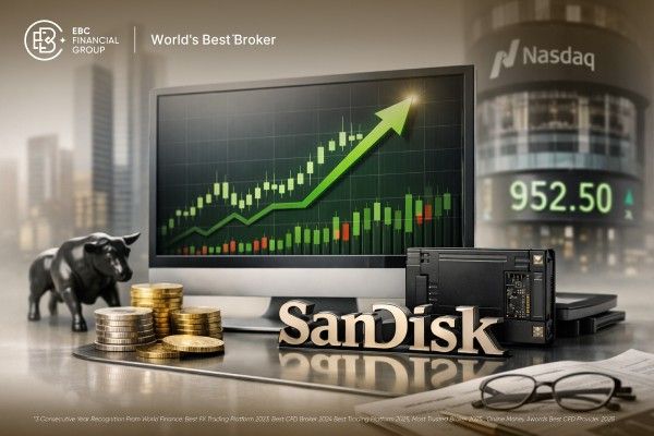 SanDisk के शेयरों में उछाल: Nasdaq-100 सूचकांक में शामिल होना बनाम AI-प्रेरित NAND मांग