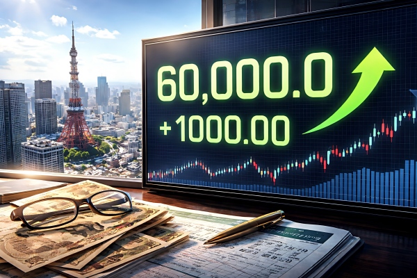 日経平均が60000円を突破する可能性：急騰相場の裏側と到達シナリオを徹底分析