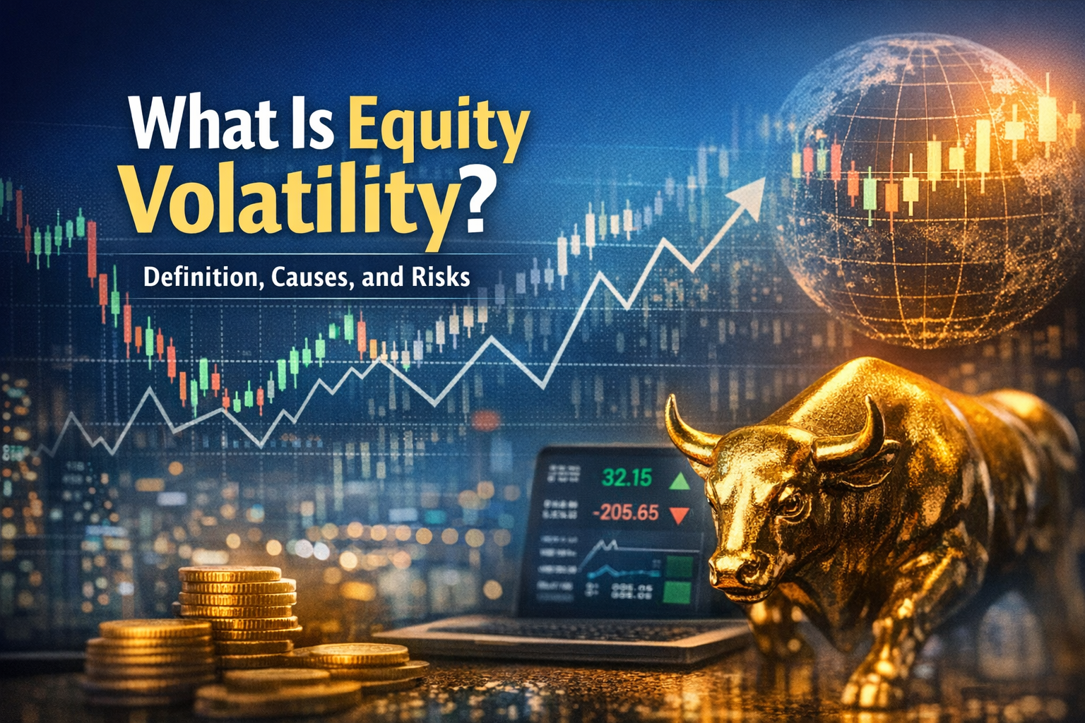 ¿Qué es la volatilidad de las acciones? Significado, causas y riesgos.
