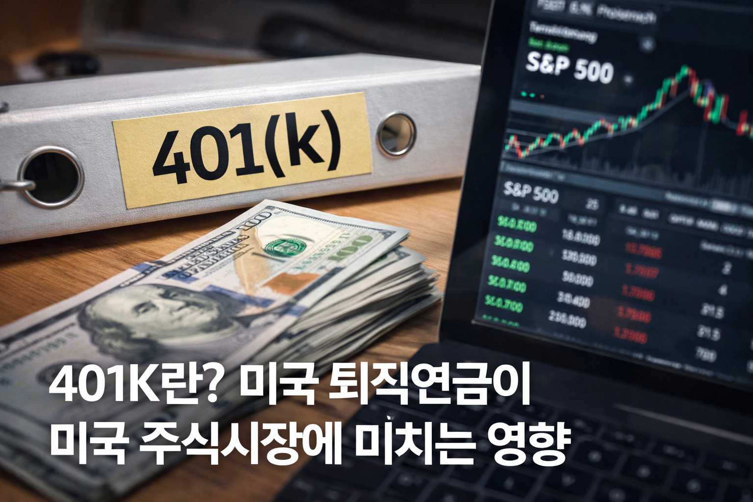 401K란 무엇인가: 미국 퇴직연금이 미국 주식시장에 미치는 영향