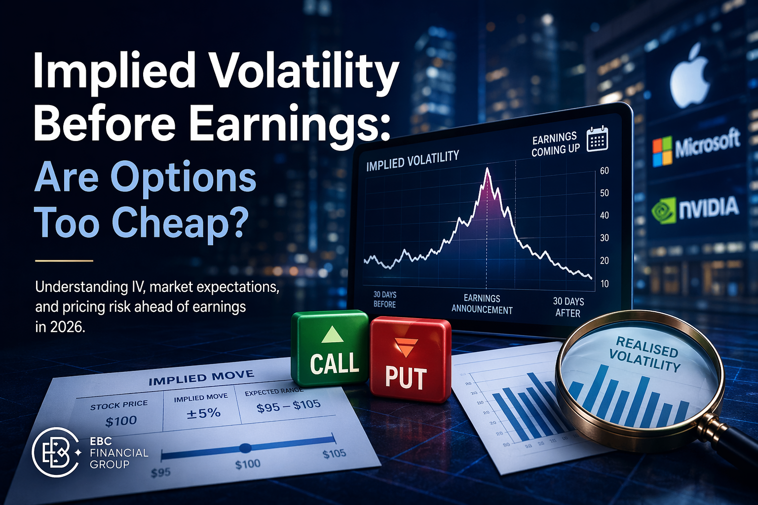 Implied Volatility Before Earnings: Are Options Too Cheap?