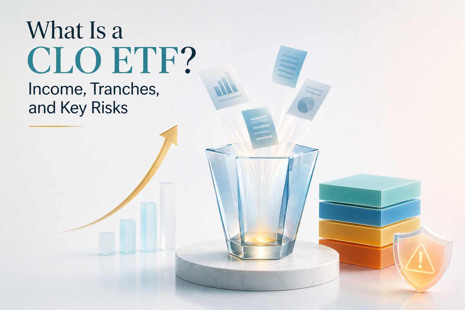 CLO ETF гэж юу вэ? Орлого, траншууд ба гол эрсдэлүүд