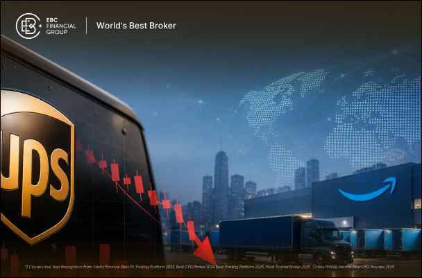 هبط سهم UPS بنسبة 10.5% مع إعادة ضبط مخاطر خدمات سلسلة التوريد لدى أمازون