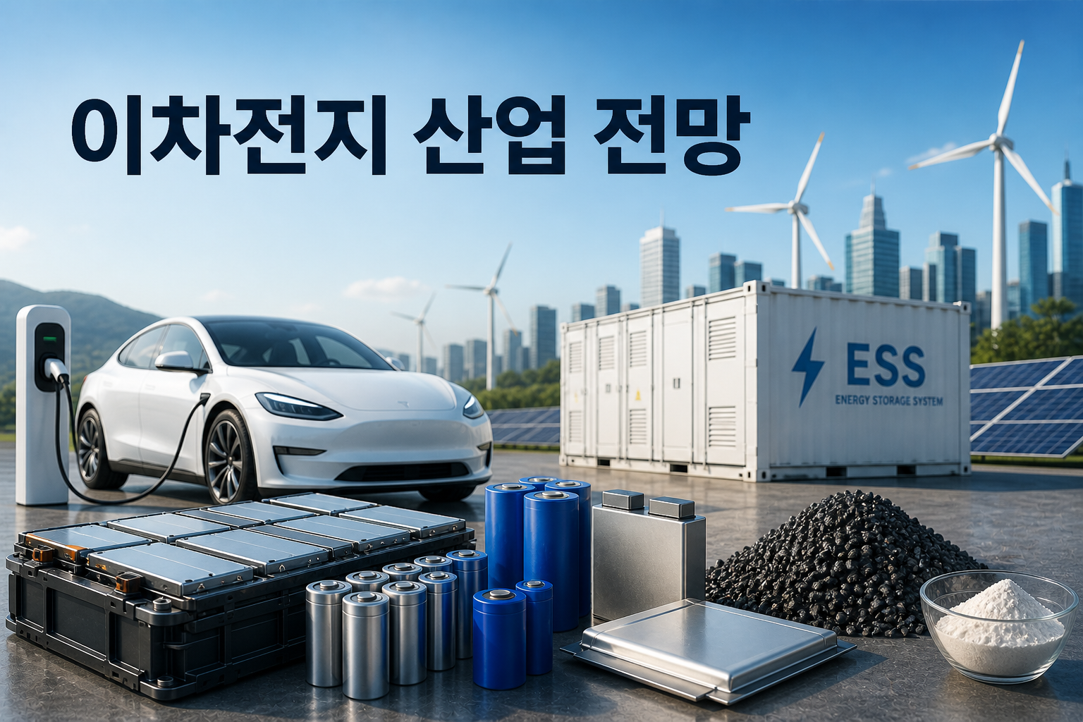 이차전지 산업 전망, 다음 성장동력은 에너지저장장치와 전고체 배터리일까?