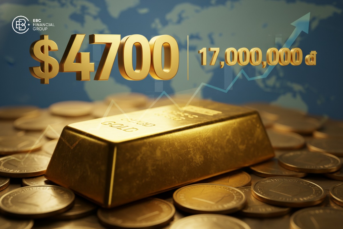 Giá vàng thế giới hôm nay giữ trên $4700, SJC cao hơn 17 triệu đồng