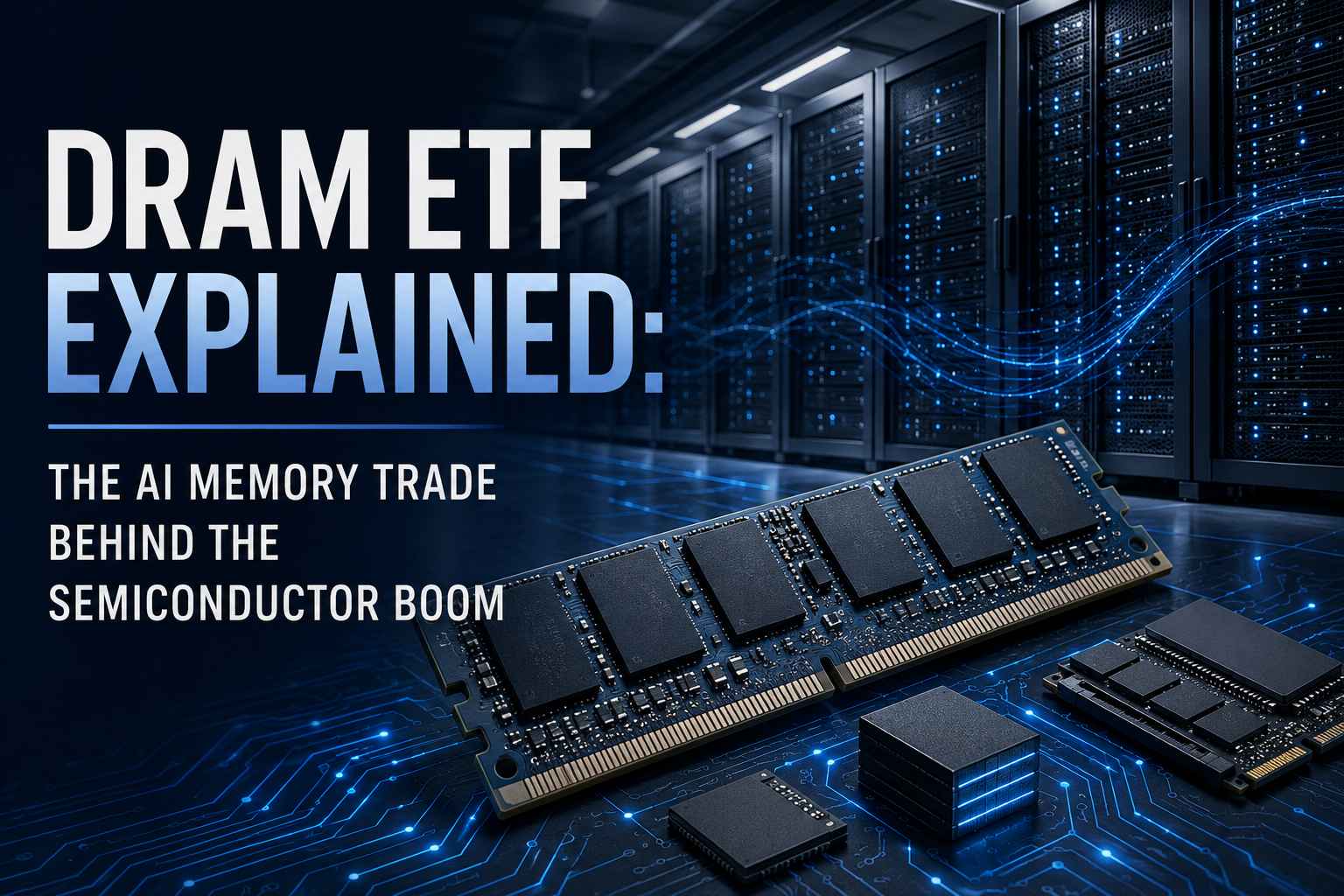 Explicación del ETF DRAM: La inversión en memoria para IA detrás del auge de los semiconductores.