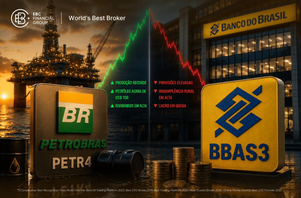 Petrobras divulga hoje e Banco do Brasil na quarta: uma vai surpreender para cima e a outra pode decepcionar - você sabe qual é qual?