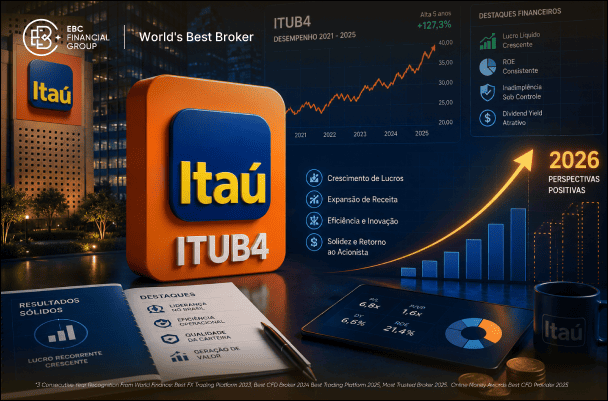 Ações Itaú Unibanco ITUB4: análise e perspectivas 2026