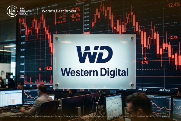 Las acciones de Western Digital siguen cayendo tras alcanzar máximos históricos