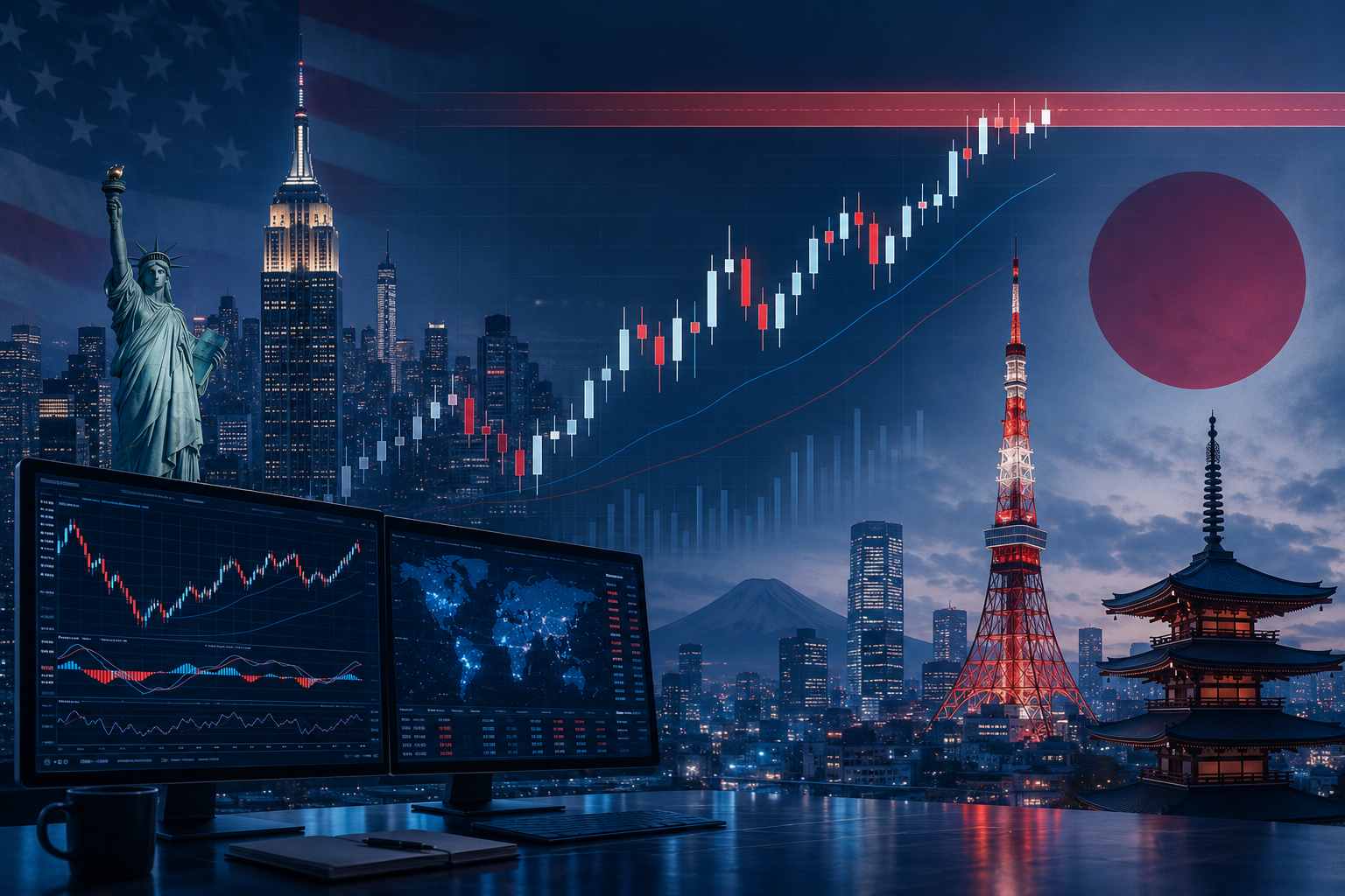 ドル円のテクニカル分析：160の天井が次の動きを決定づける
