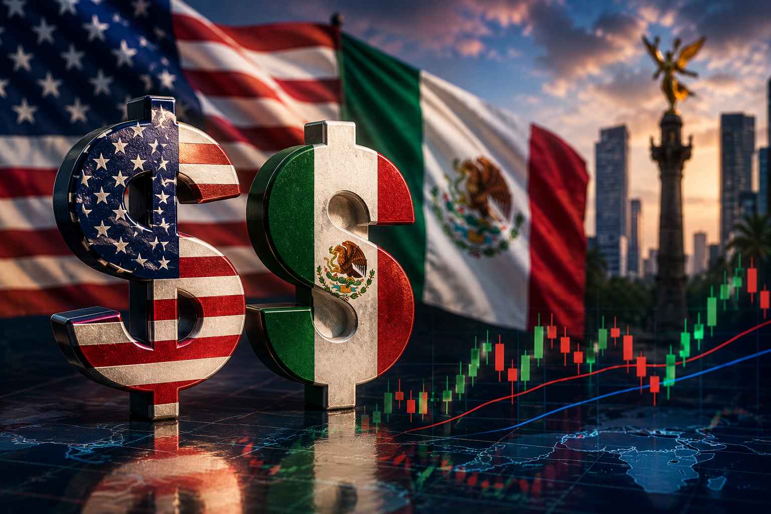 Análisis técnico del USD MXN: El carry del peso mantiene a alcistas del dólar por debajo de 17.50