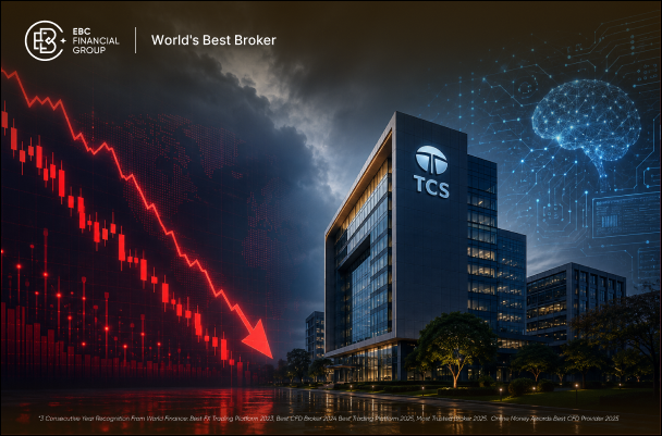 TCS Share Price Slides 9% as India’s IT Rally Runs Into AI Reality