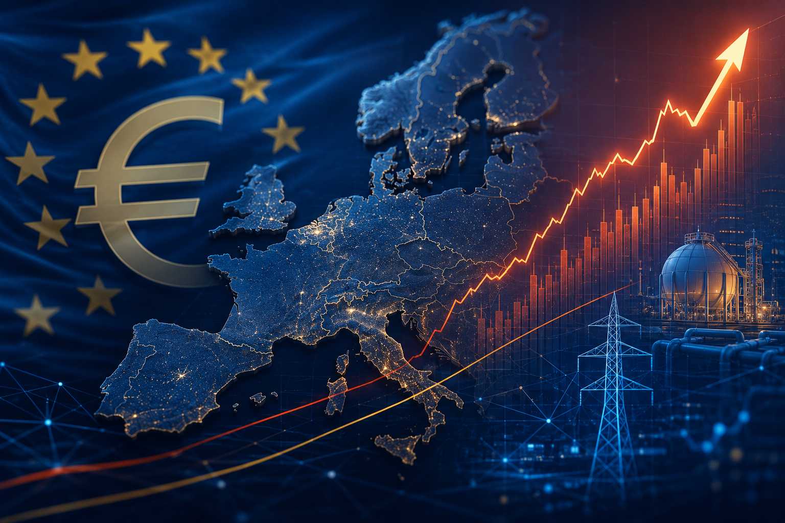 Inflación de eurozona sube, EUR USD tiene una crisis energética