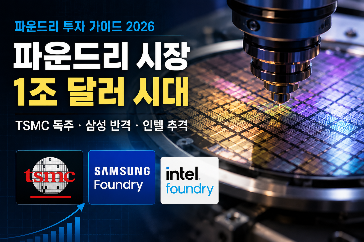 파운드리 투자 가이드 2026: TSMC·삼성·인텔 3강 구도와 투자 전략