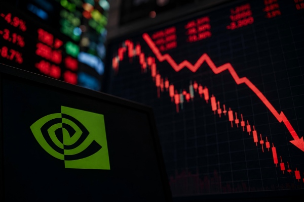 エヌビディアの株価下落：半導体市場1.3兆ドル消失の衝撃と今後の見通し