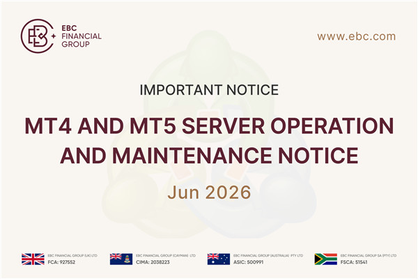 Important Notice: MT4 and MT5 Server Operation and Maintenance Notice | June 13, 2026