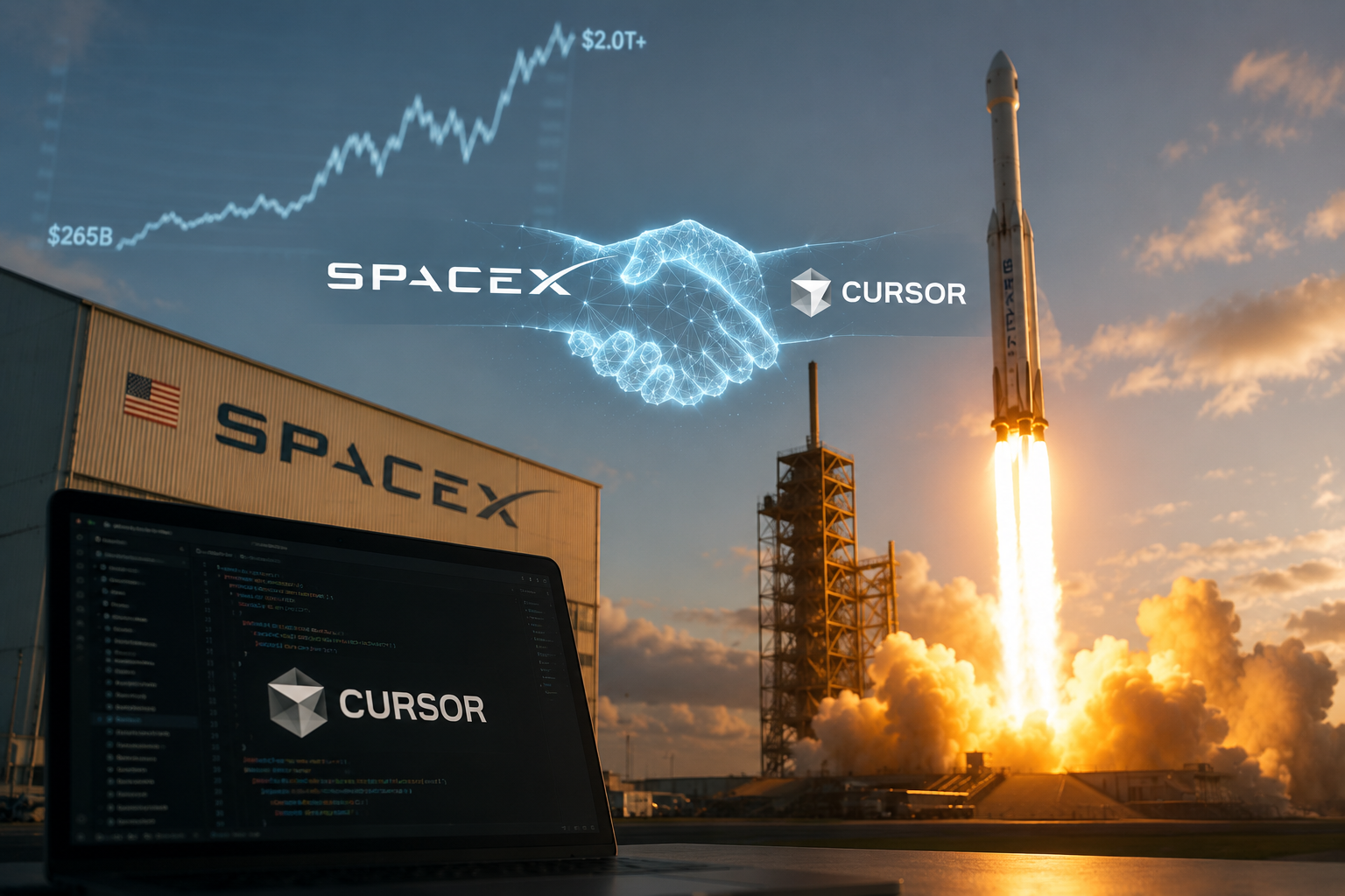 스페이스X, 커서(Cursor) 600억 달러 인수 확정 — AI 코딩 패권을 노린다