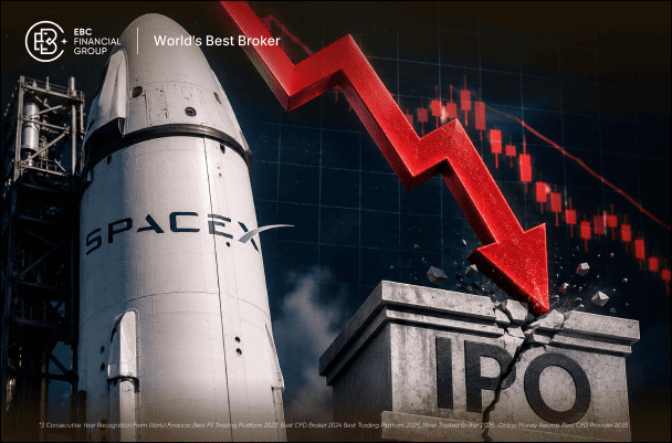 Por que as ações da SpaceX caíram após o IPO?
