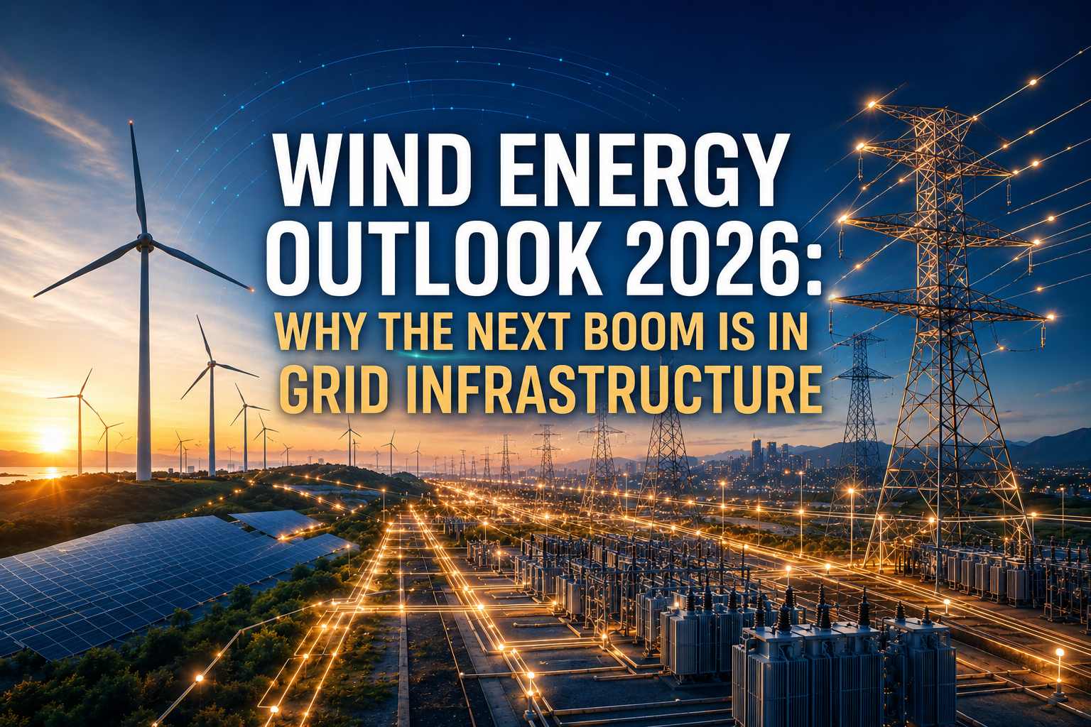風力エネルギー2026の展望：次のブームは送電網インフラにある理由