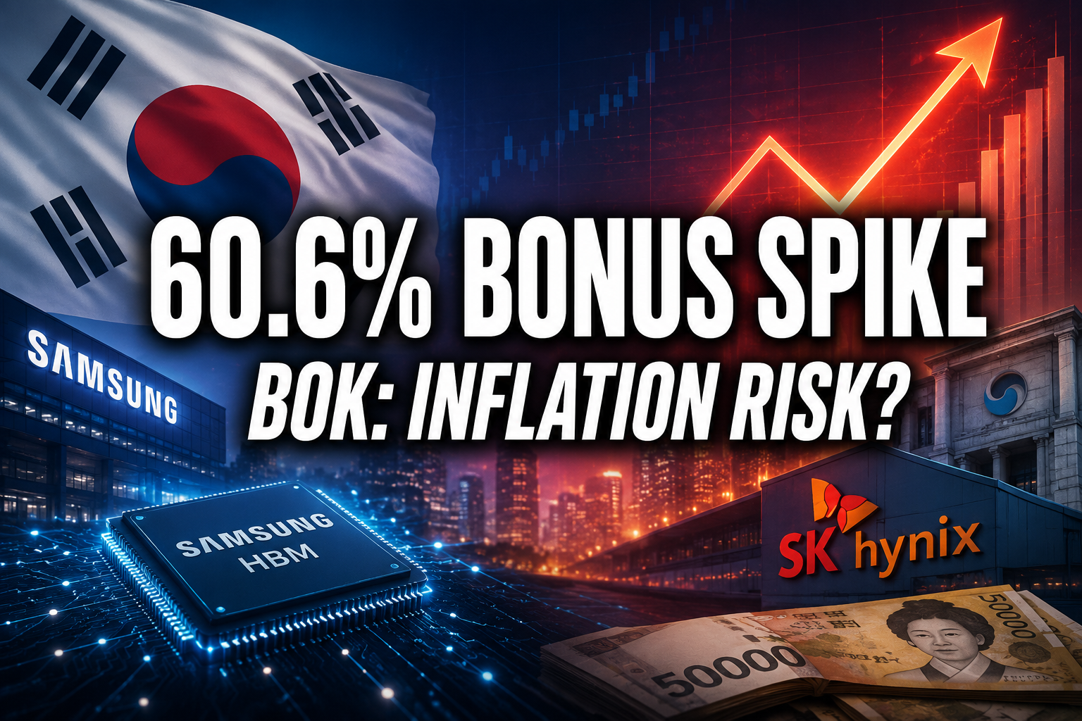 How a 60.6% AI Bonus Spike Added 1.3 Points to Korea's Wage Growth