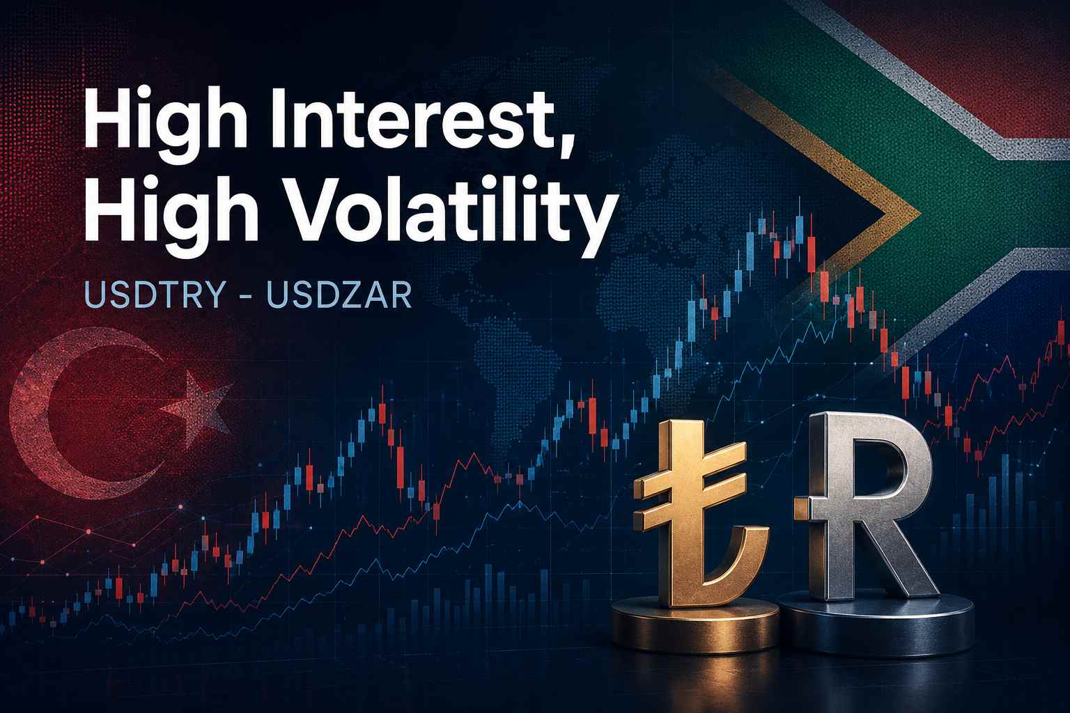 USDTRY ба USDZAR 2026 онд: Яагаад өндөр хүү их хэлбэлзэл дагуулдаг вэ
