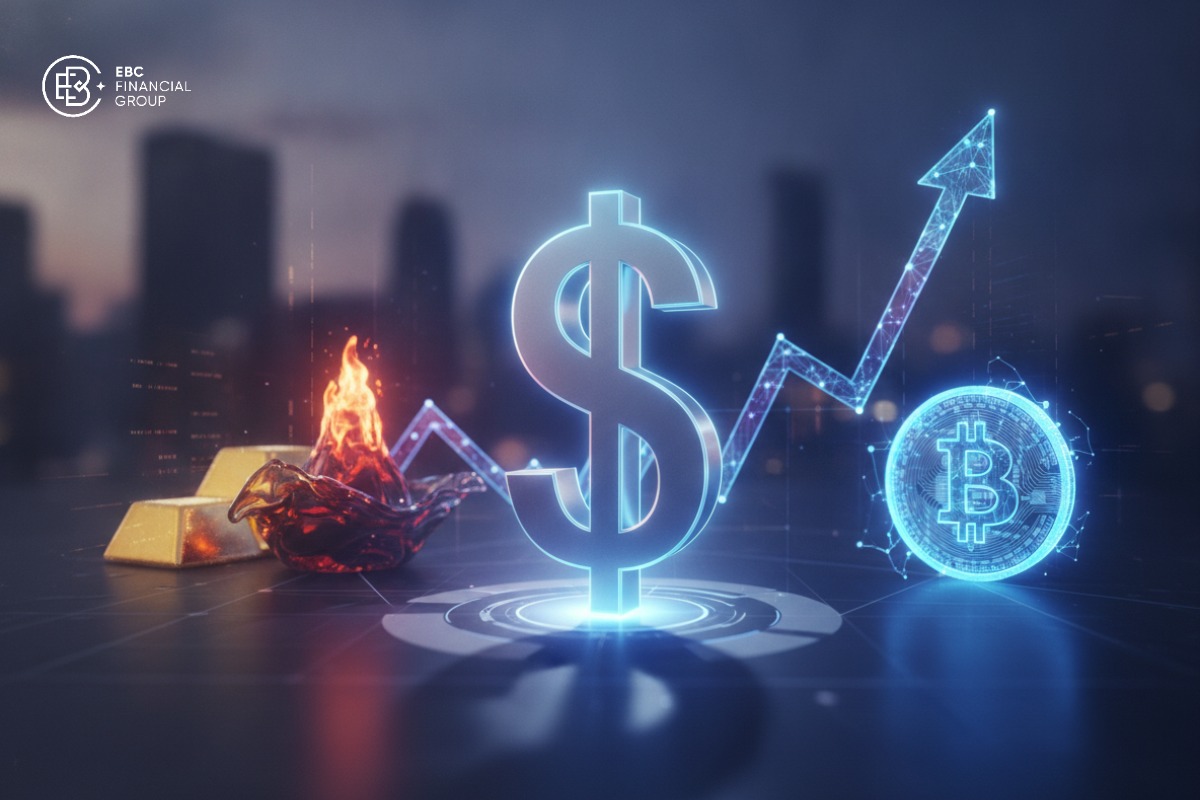 Đồng USD mạnh đang tái định giá vàng, dầu, Nasdaq và Bitcoin