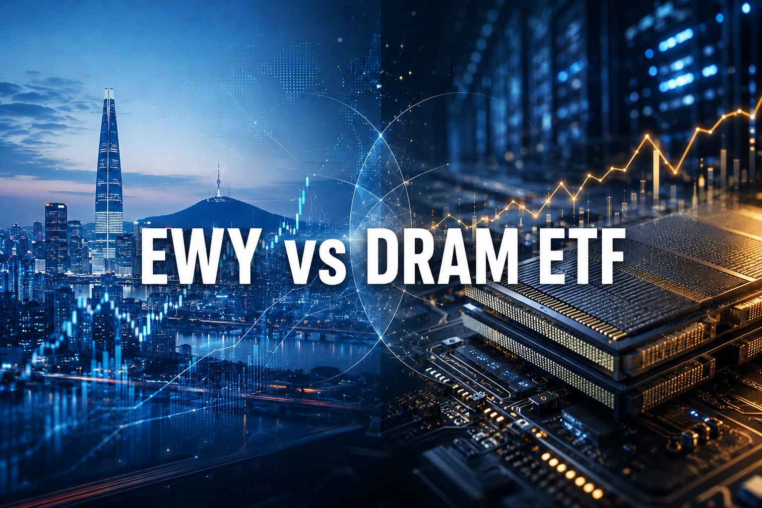 EWY مقابل DRAM ETF: سامسونج وإس كيه هاينيكس ومخاطر ذاكرة الذكاء الاصطناعي