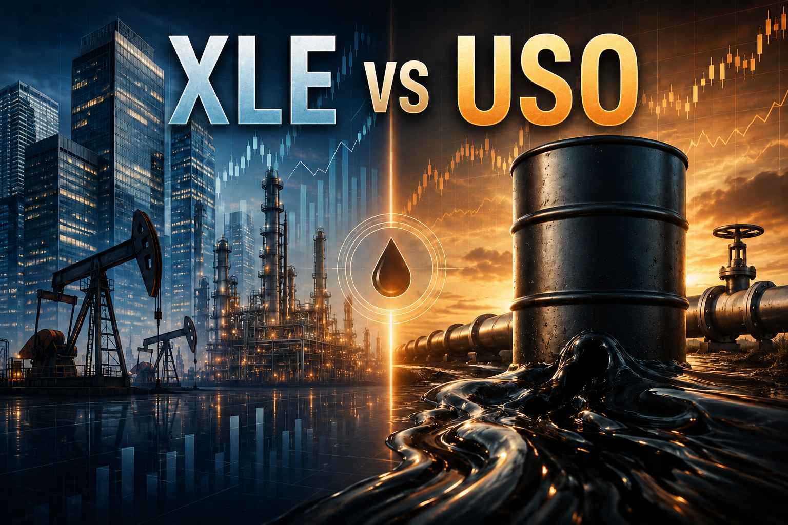 XLE vs USO: акции энергетического сектора или прямая экспозиция к сырой нефти?