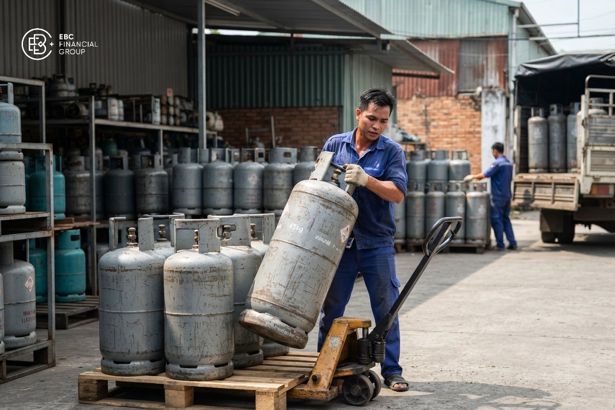 Giá gas tháng 7/2026 giảm sâu, chi phí năng lượng phân hóa rõ