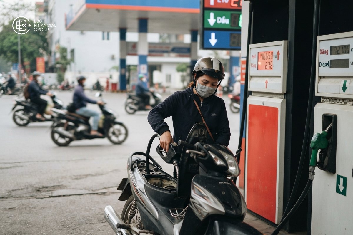 Giá xăng dầu hôm nay: Xăng E10 tăng, dầu thế giới giảm sâu