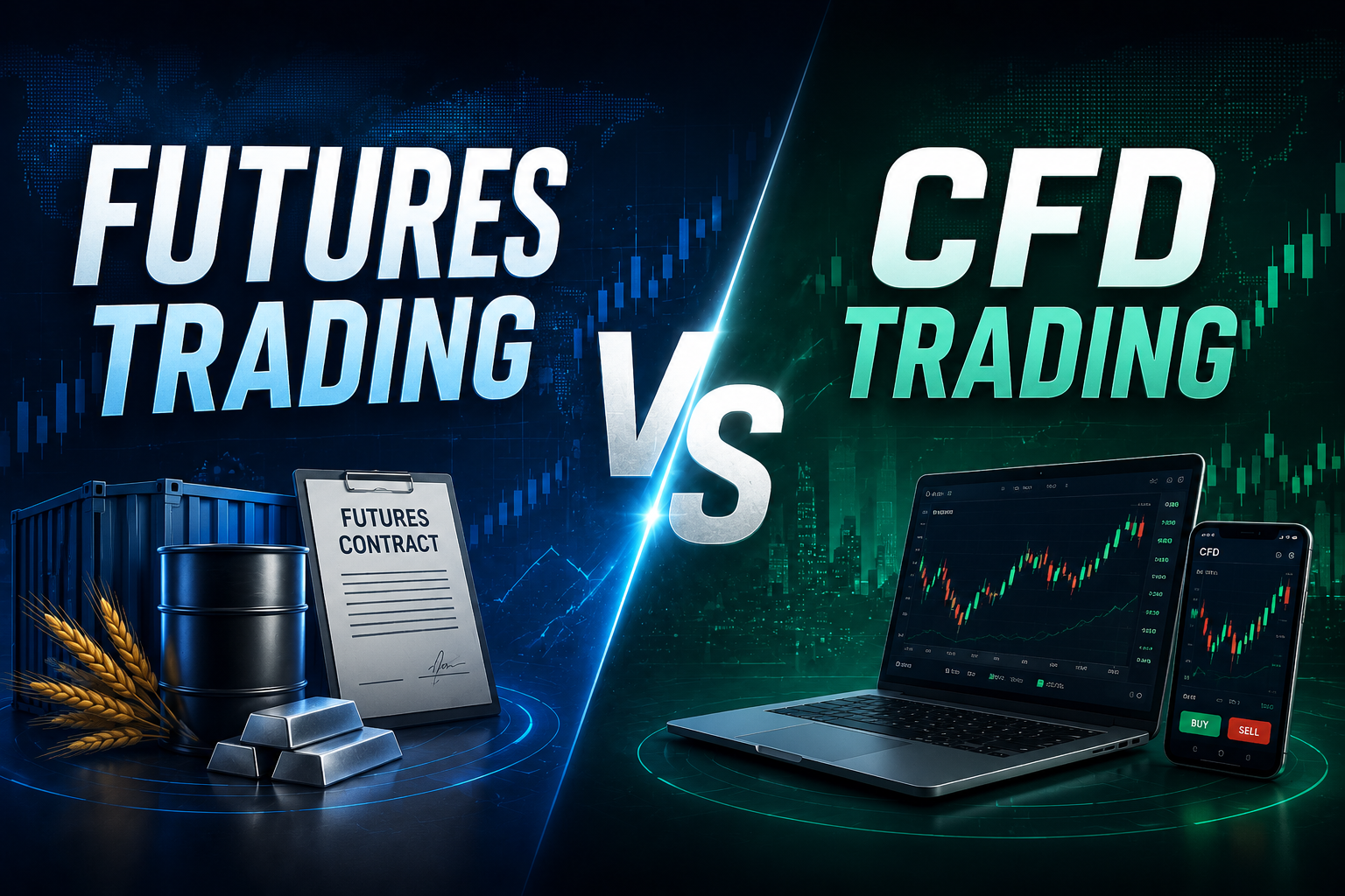 Futures Trading vs CFD Trading: Key Differences, Costs and Risks
