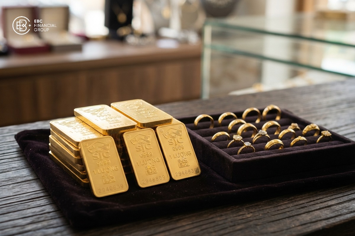 Giá vàng hôm nay: SJC bật lên 148 triệu đồng/lượng, vàng nhẫn tăng mạnh