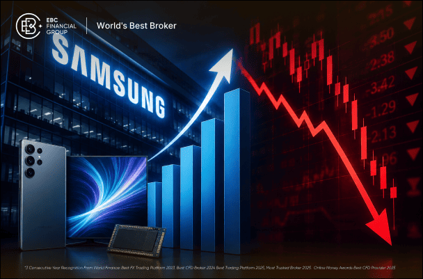 Lucro recorde da Samsung, mas ações caem: entenda o caso