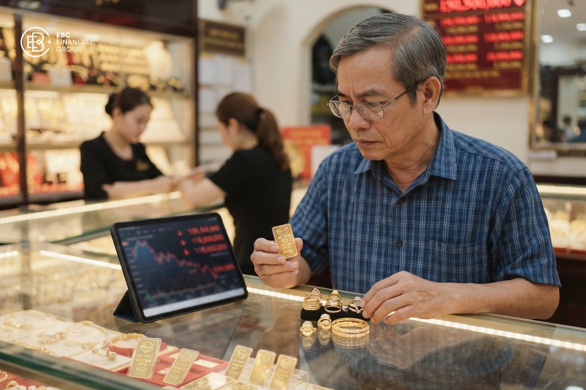 Giá vàng hôm nay: SJC giảm còn 150 triệu, vàng nhẫn lao dốc