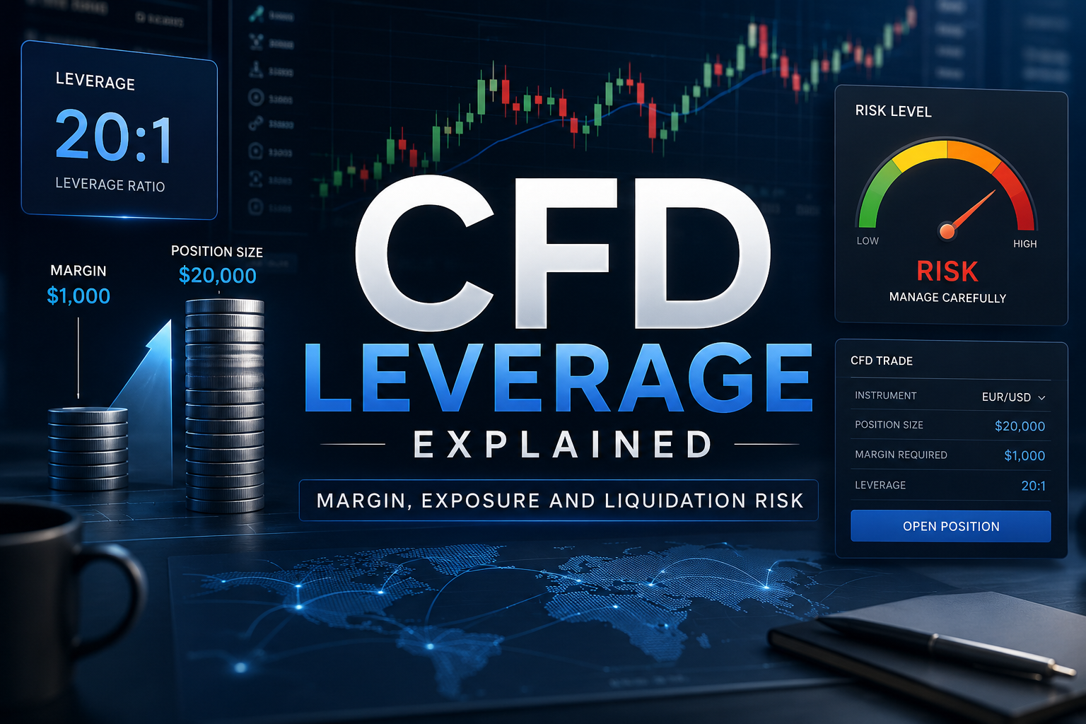 CFD Leverage Explained: Margin, Exposure and Liquidation Risk