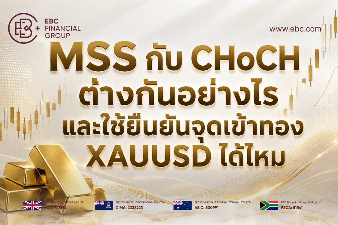 MSS กับ CHoCH ต่างกันอย่างไร และใช้ยืนยันจุดเข้าทอง XAUUSD ได้ไหม