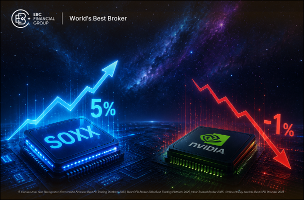 SOXX Jumps 5%, Nvidia Falls 1%: What Changed in Chip Stocks?